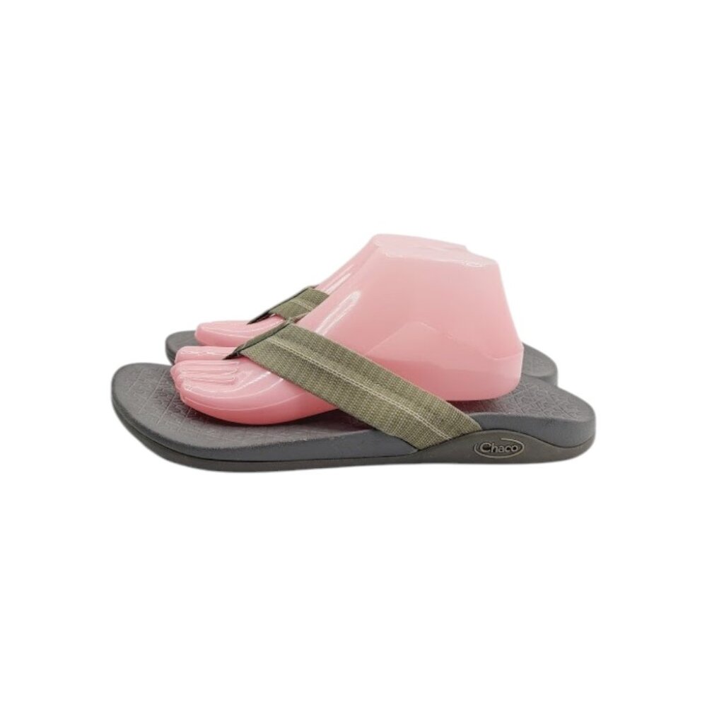 Chaco Men's Green Ecotread Bay Leaf Slip-On Casual Thong Sandal Size 11‎